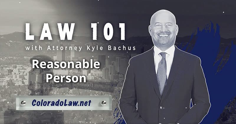 reasonable person law