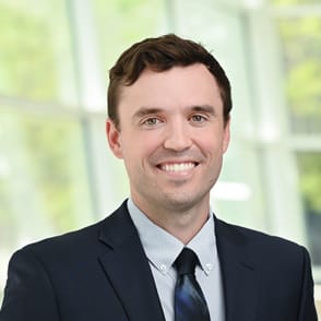 A headshot of personal injury attorney Chase Allen.