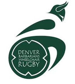Denver barbarians wheelchair rugby logo.
