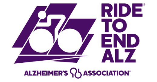 Ride to end Alzheimer's text on image.