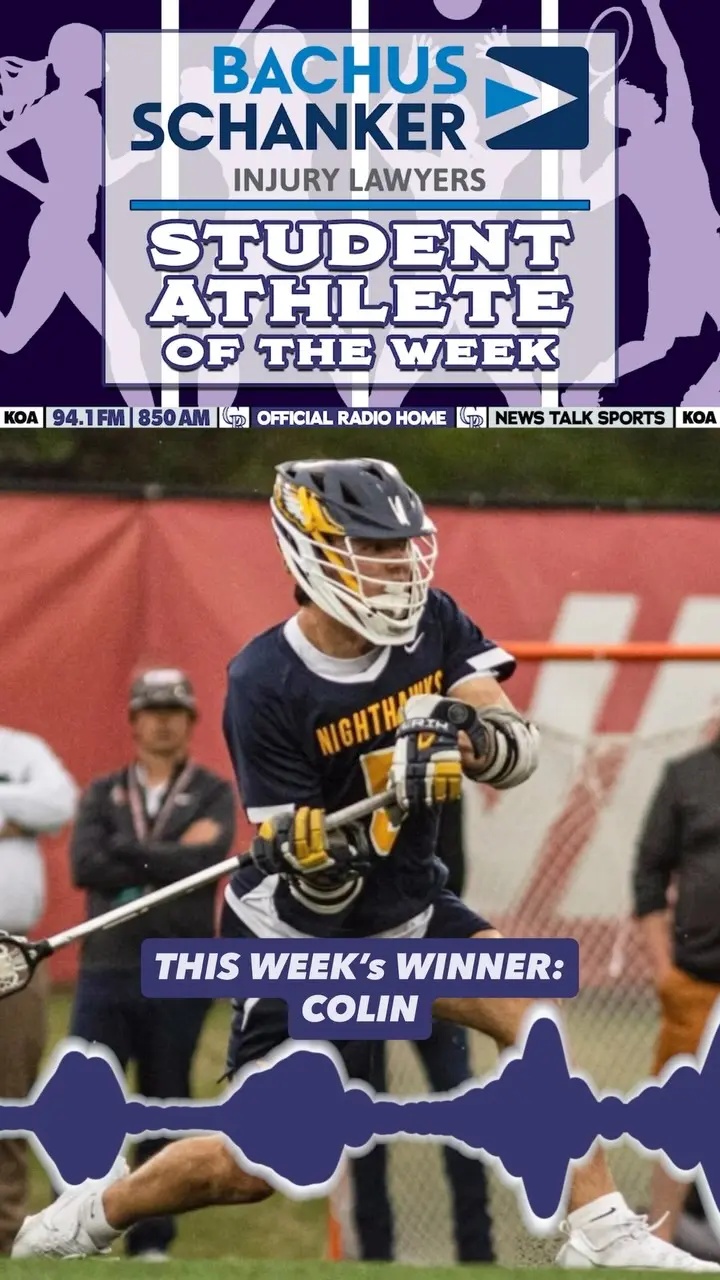 Student Athlete of the week - Colin
